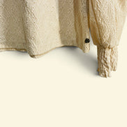 Haut beige manches longues, aspect dentelle/ Garcia / taille médium