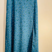 Robe bleue fleurie longue / RW&CO / taille 6