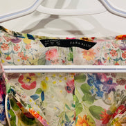 Floral sheer top XS - Zara