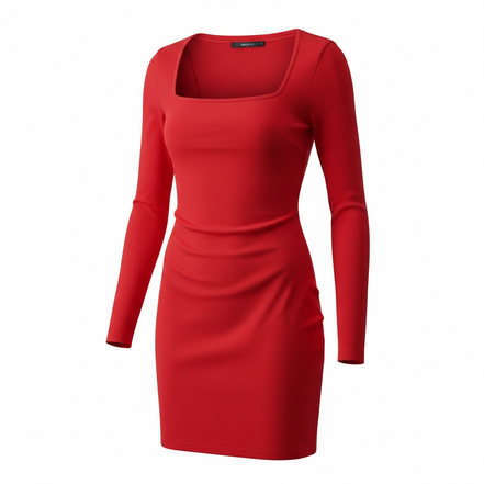 red dress - Zara