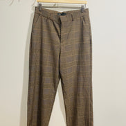 Pantalon brun à carreaux - Zara - Taille 30