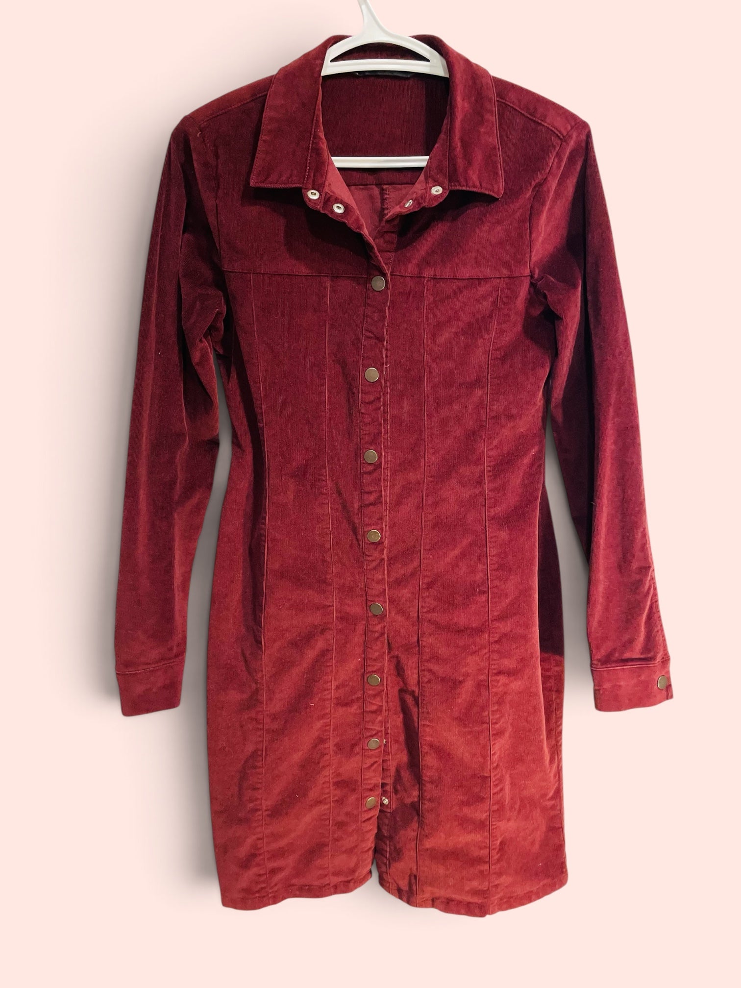 Robe bourgogne corduroy / vero moda / taille Small