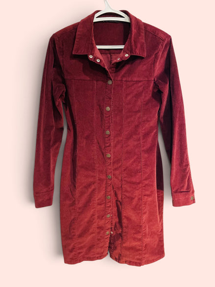 Robe bourgogne corduroy / vero moda / taille Small