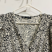 Robe courte motif léopard - Zara - taille XS