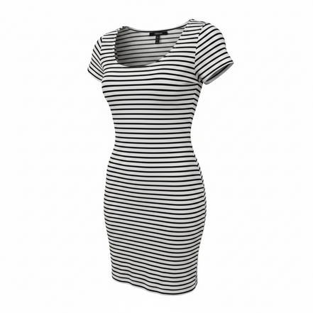 Robe rayée noire et blanche / Banana Republic / Taille 6p