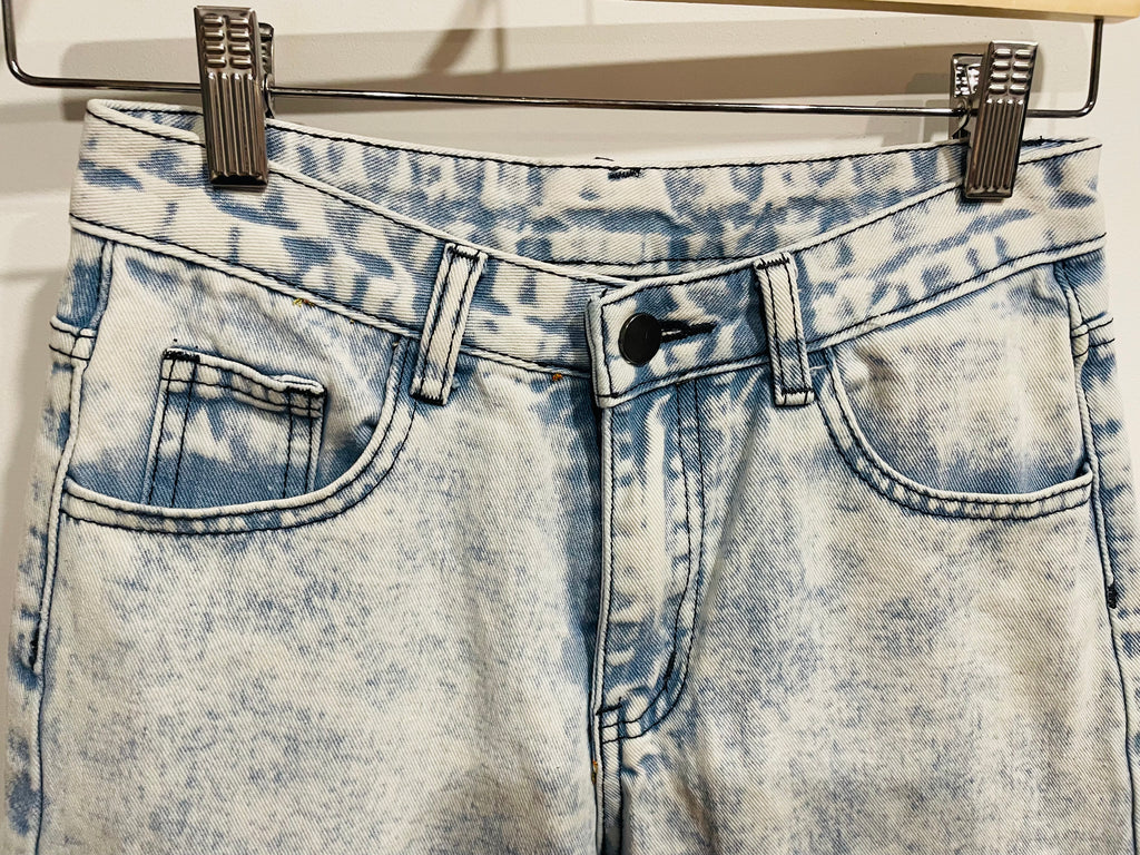Jeans délavé & boucles 11 ans