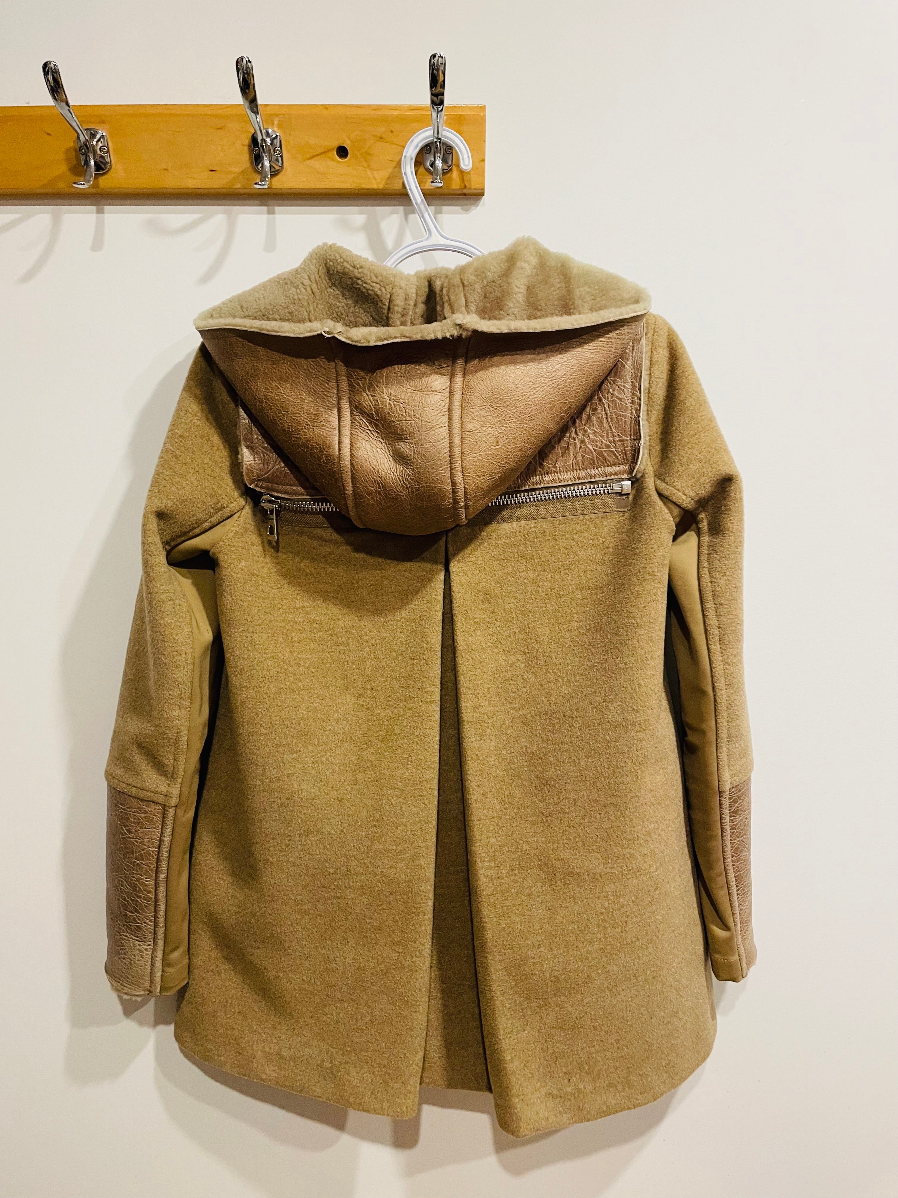 Veste pour femme fourrure et laine vintage - RUDSAK - taille petit