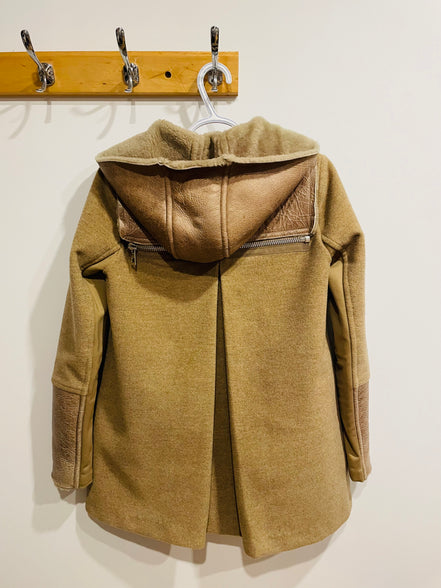 Veste pour femme fourrure et laine vintage - RUDSAK - taille petit