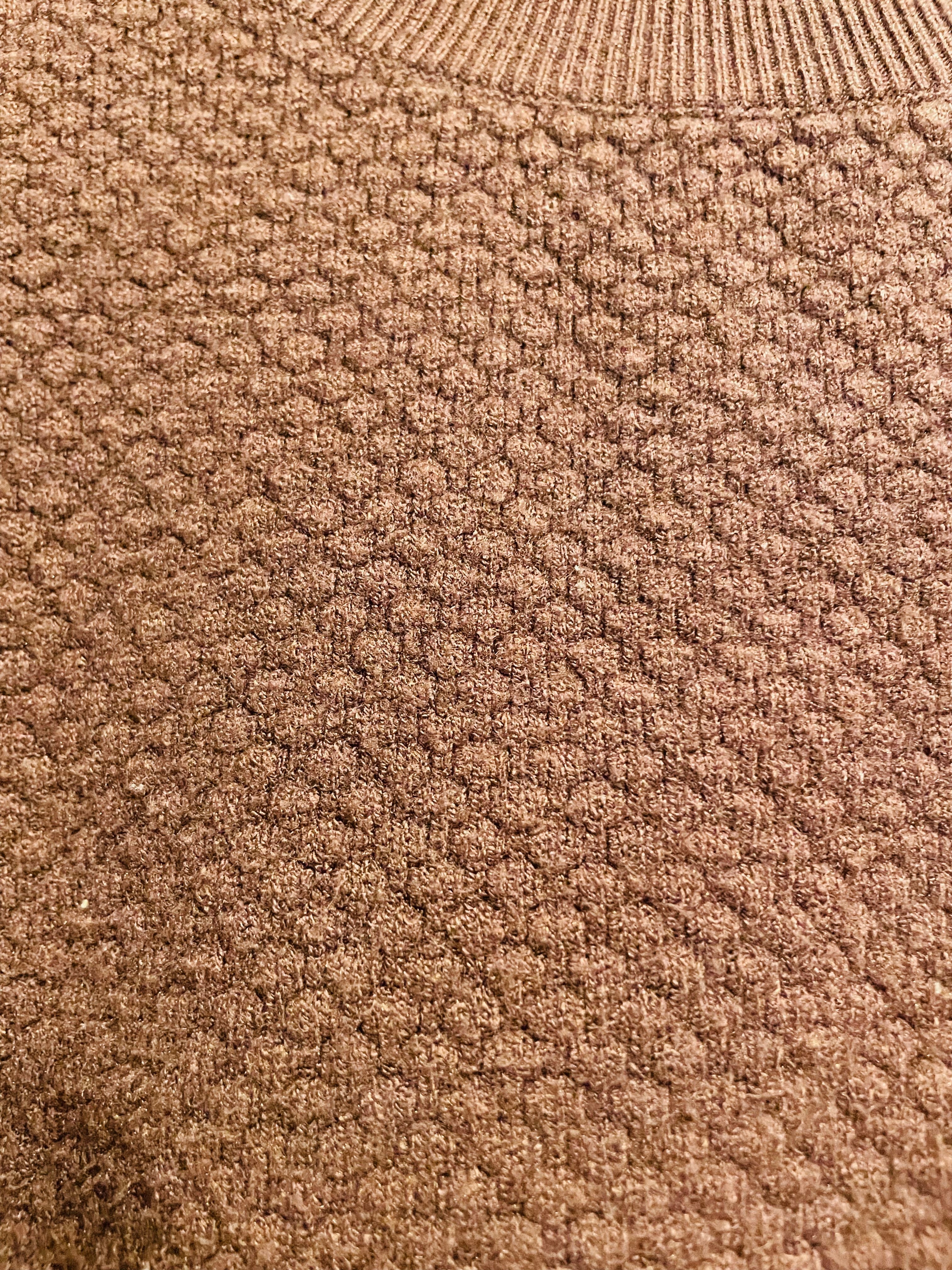 Haut manches longues tricot brun - Icõne par Simons - Taille médium
