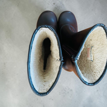 Bottes brunes vintage / Kaufman / taille 8
