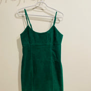 Robe courte corduroy vert - Taille Large - Nobo