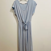 Jumpsuit bleu pâle manches courtes - Caution in the wind - Taille XS