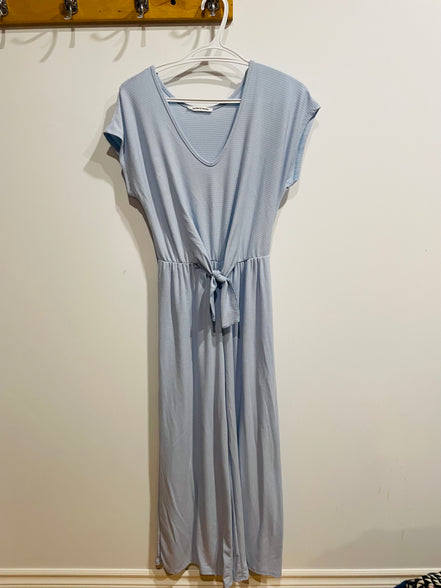 Jumpsuit bleu pâle manches courtes - Caution in the wind - Taille XS