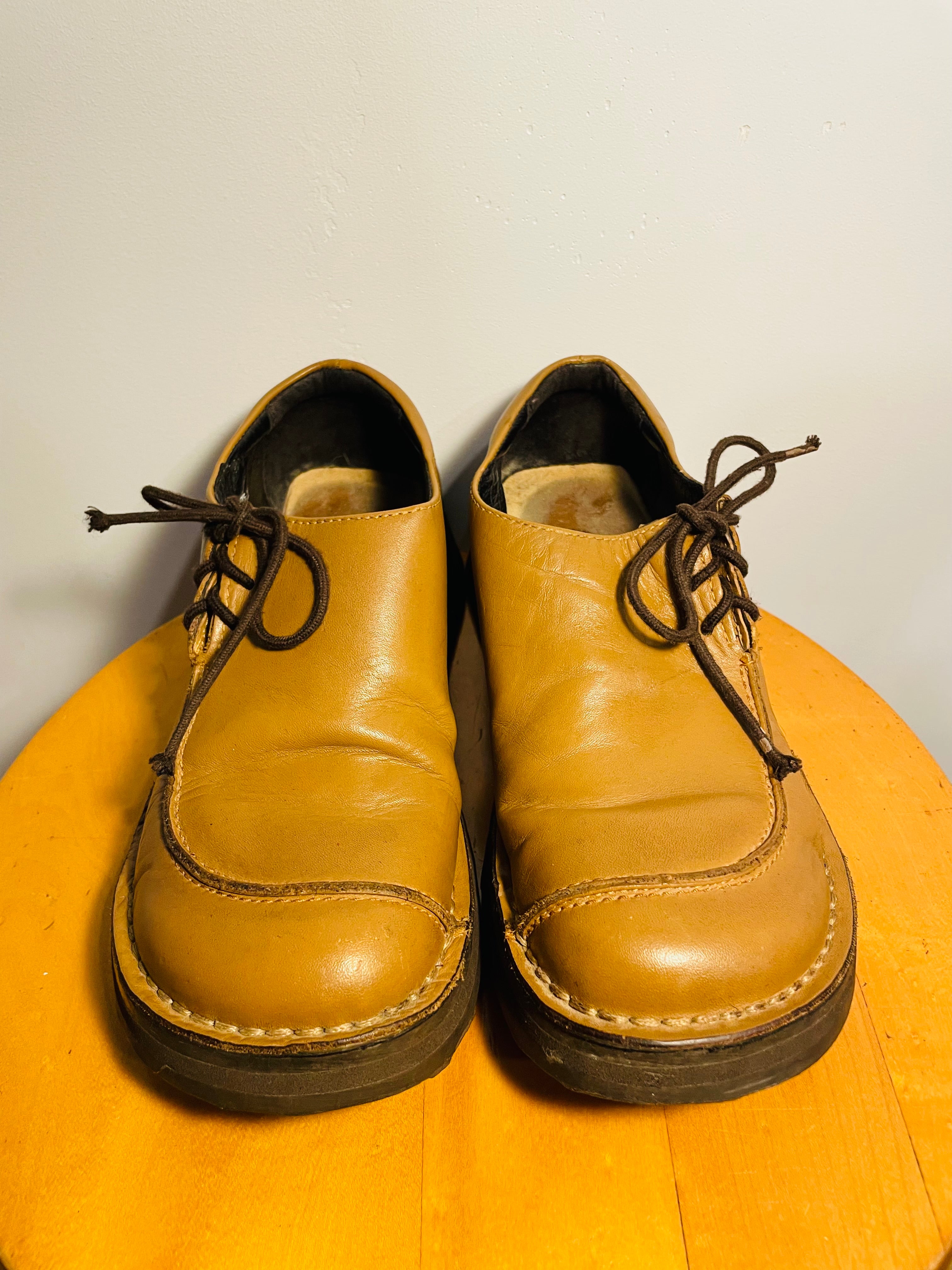 Soulier vintage cuir beige / Aldo / taille 6 femme