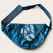 Sac cuir noir / Gabas