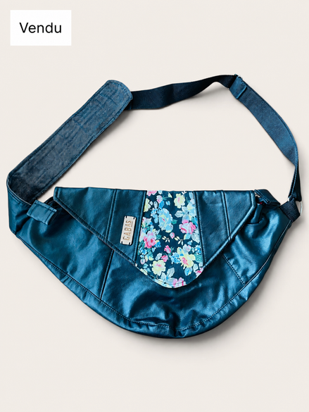 Sac cuir noir / Gabas
