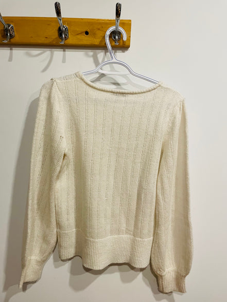 Tricot crème manches longues - San Francisco - taille medium
