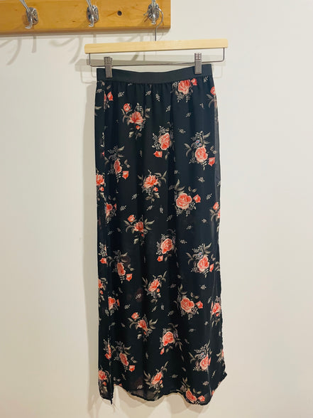 Jupe longue fleurie - Divided - Taille 4