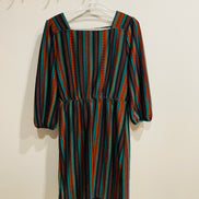 Robe manches longues rayées - Tulle - Taille Medium