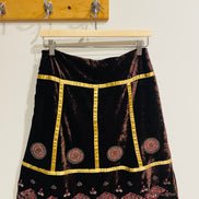 Jupe velours et ornement- Taille Medium