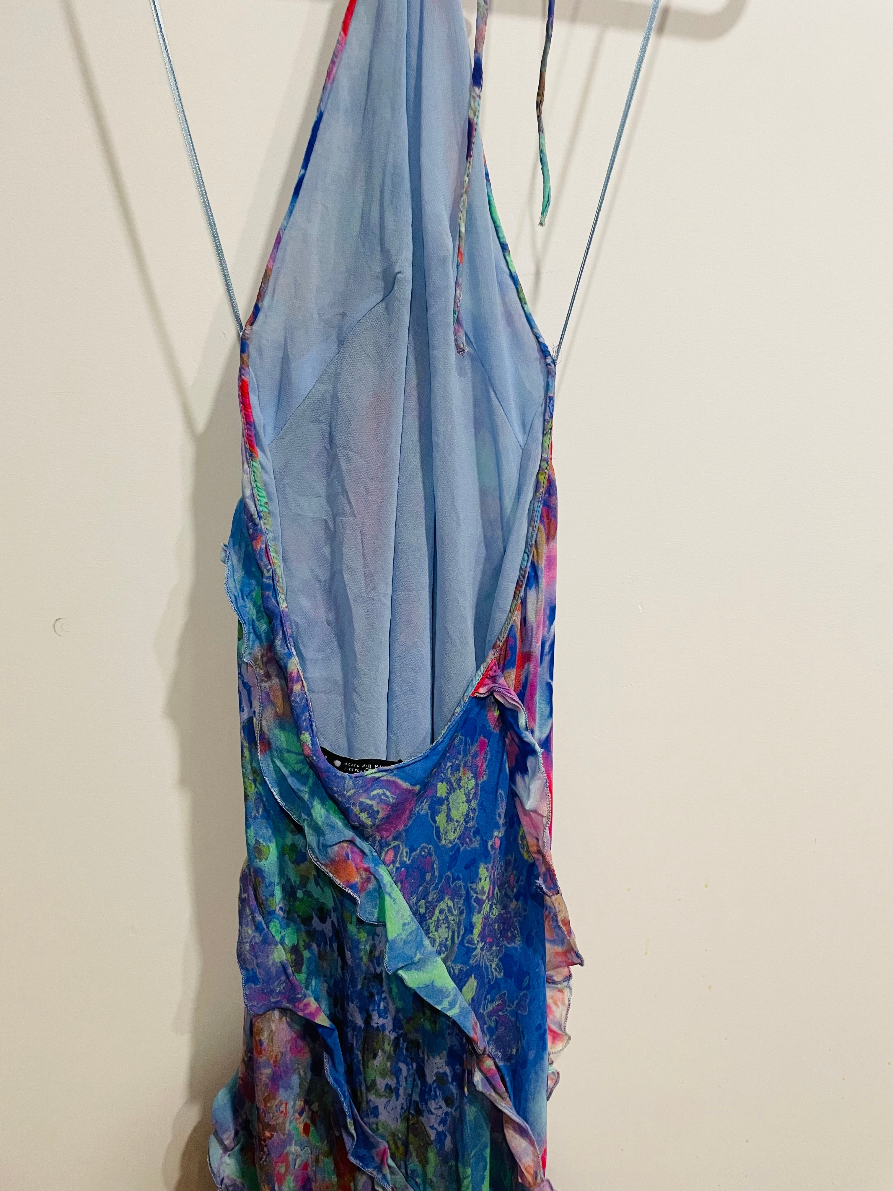 Robe longue à volants - Zara