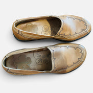 Souliers cuir brun / Hush Puppies / taille 6