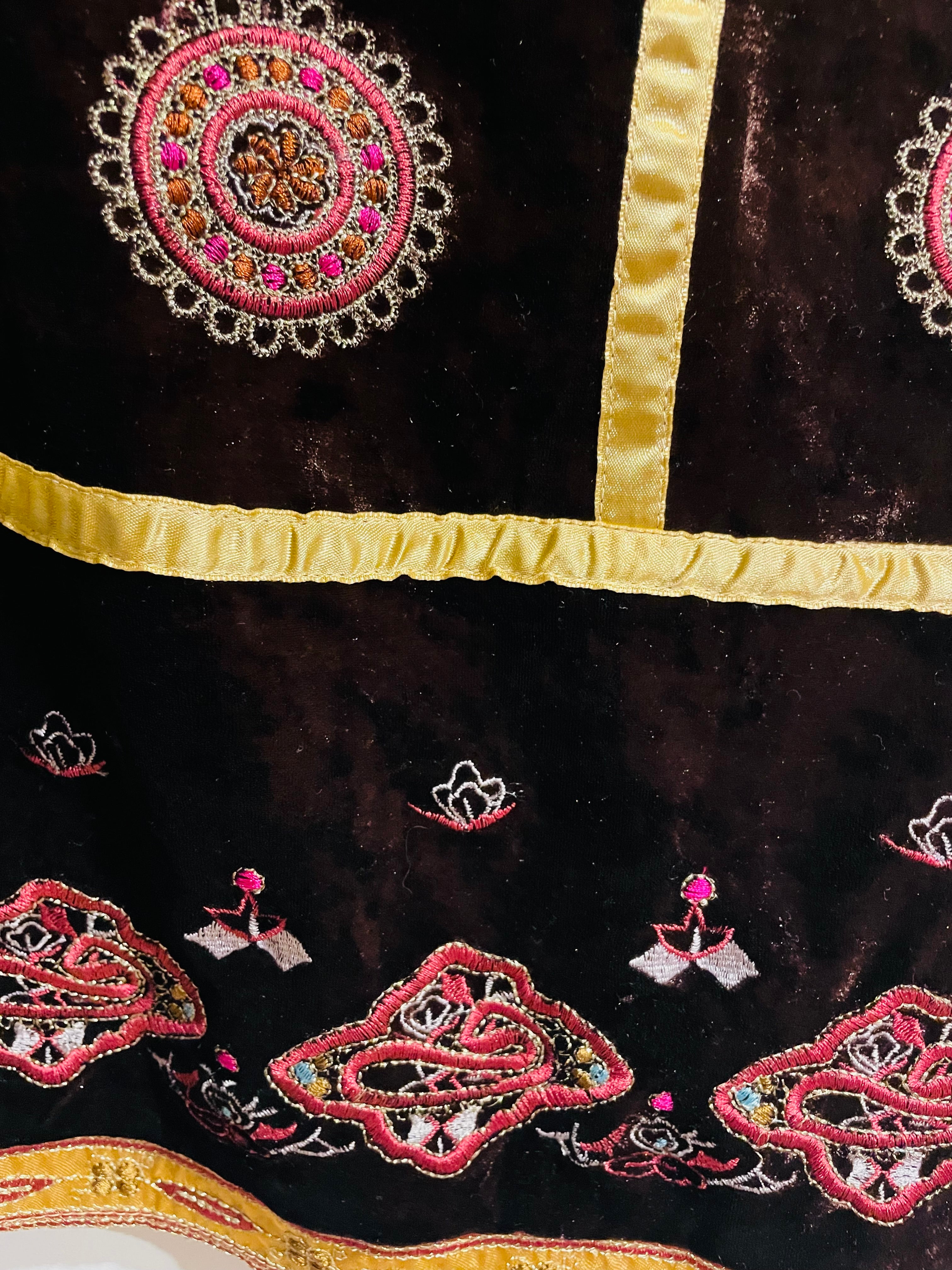 Jupe velours et ornement- Taille Medium