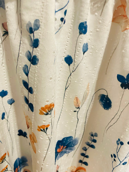 Robe courte florale et dentelle -Shein Taille Medium
