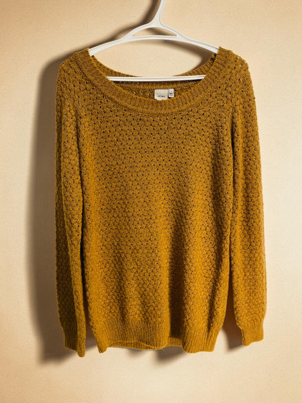 Tricot brun manches longues / ICHI / taille médium