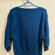 Tricot vintage bleu