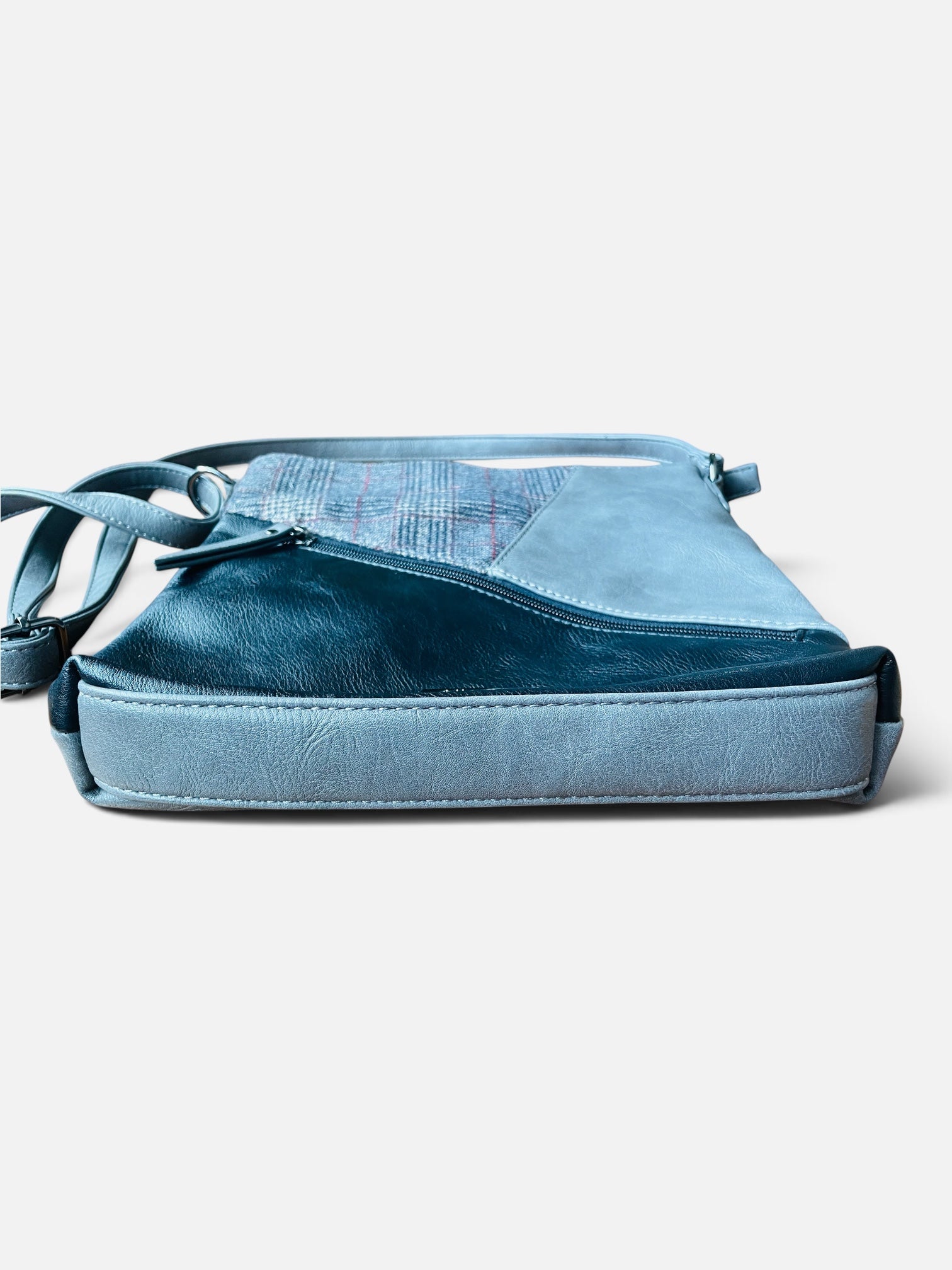 Sac cuir tons de gris / Alberto