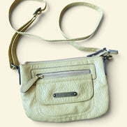 Sac à main cuir jaune / Ruby & Mila