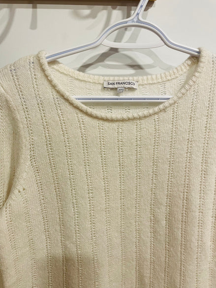 Cream knit San Francisco