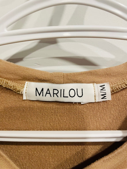 Chandail manche longue beige - Marilou design - taille médium