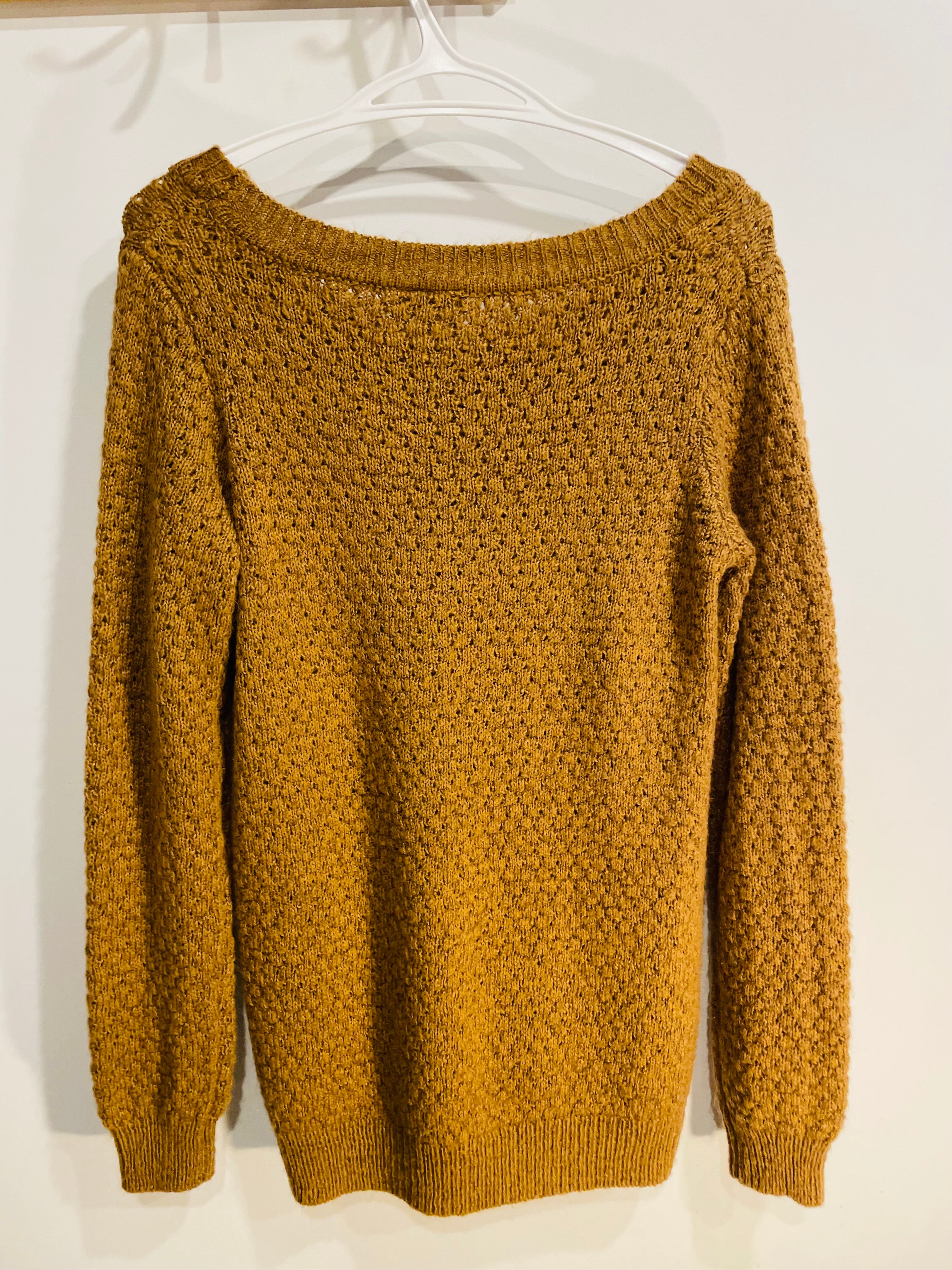 Tricot brun manches longues / ICHI / taille médium