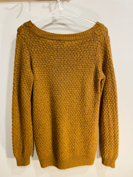 Tricot brun manches longues / ICHI / taille médium