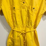 Robe longue jaune vintage - Taille medium