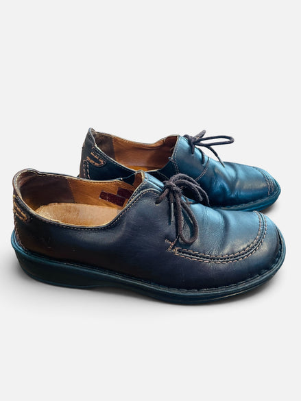 Souliers cuir brun vintages / Josef Siebel / taille 5