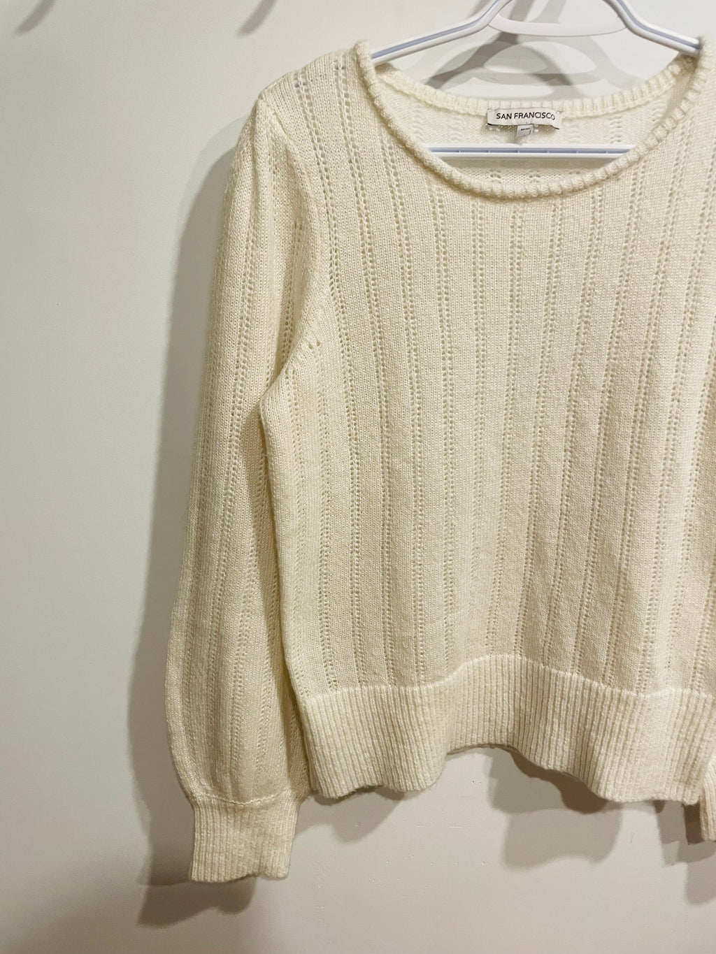 Tricot crème San Francisco