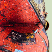 Sac à dos tissus / fait mains vintage
