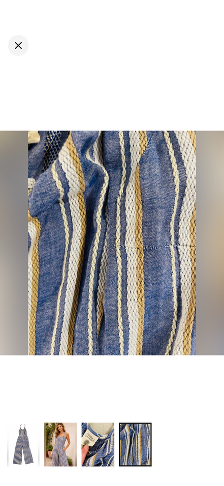 Striped jumpsuit - Pineapple Banana