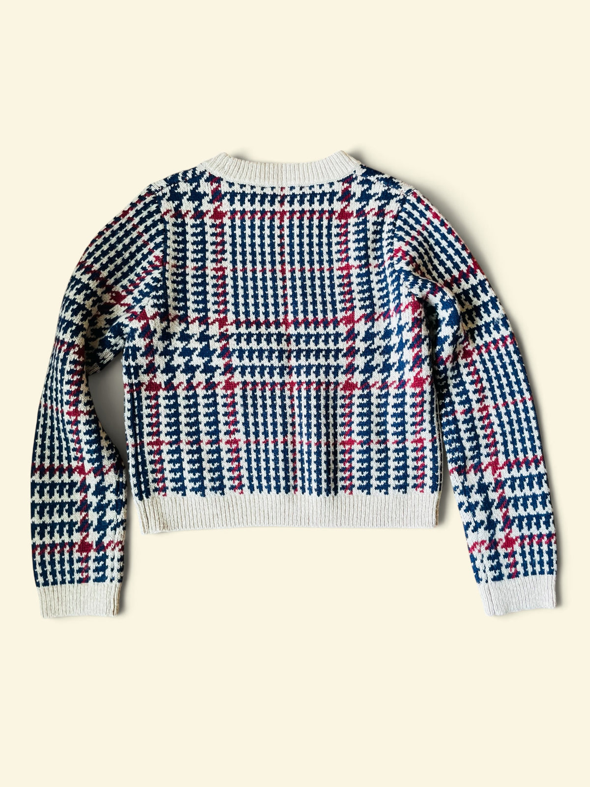 Tricot motif pied de poule / Zara / taille médium