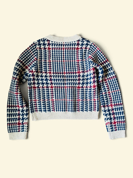 Tricot motif pied de poule / Zara / taille médium