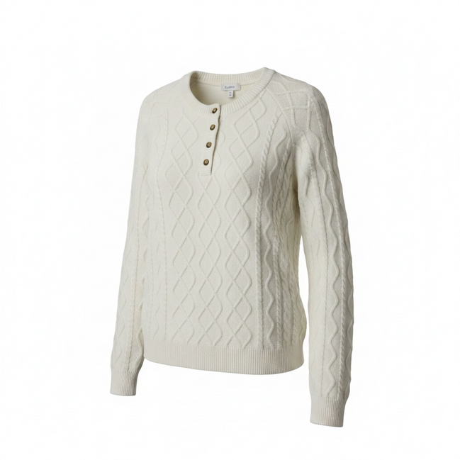 Chandail tricot blanc - Blumind - Taille medium - Enfant
