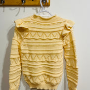 Cream knitted top - Shein