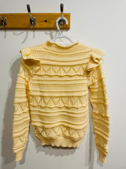 Cream knitted top - Shein