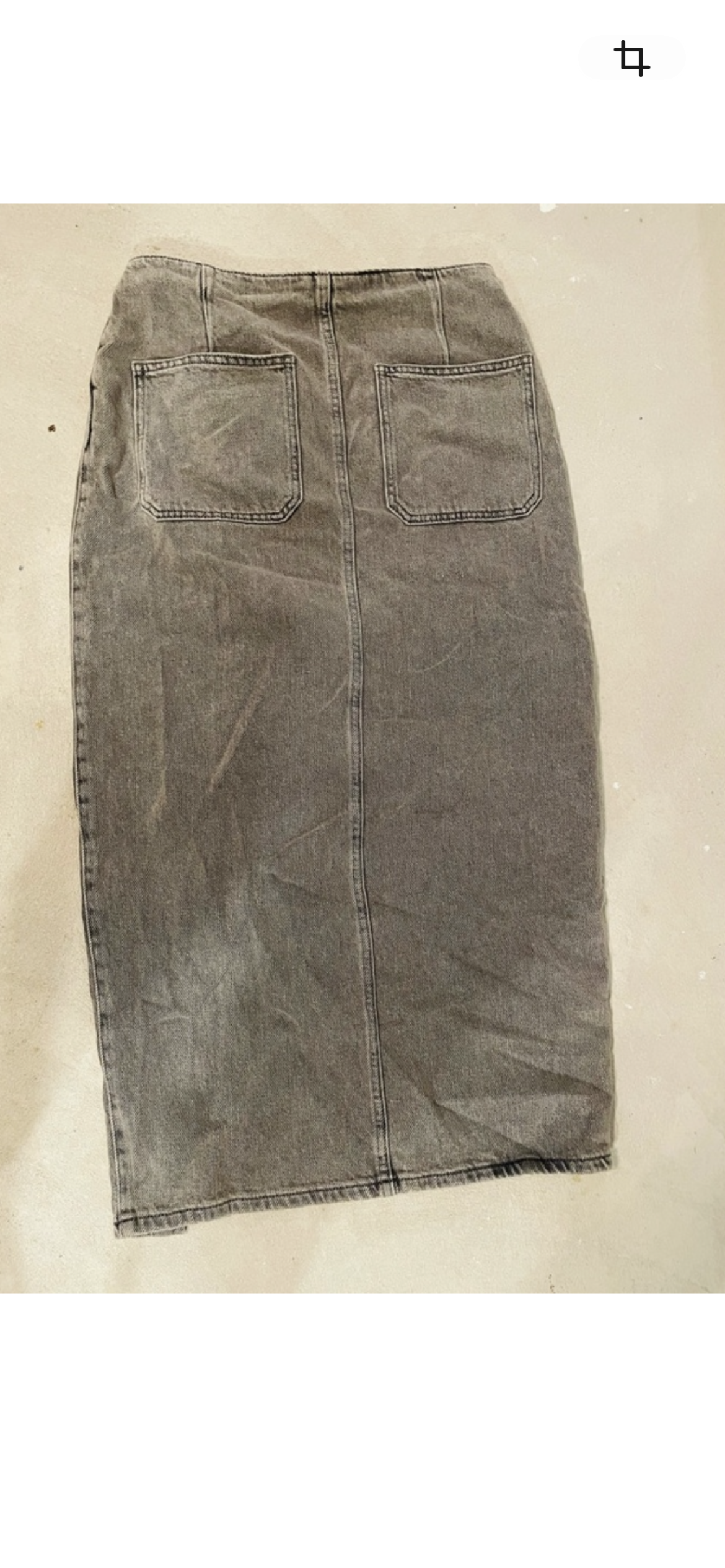 Long denim skirt - Zara