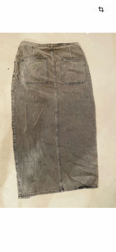 Long denim skirt - Zara