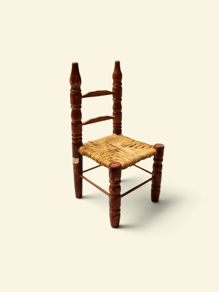 Chaise décorative en bois