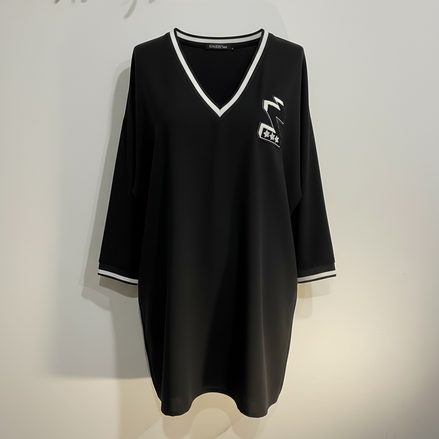 Robe ample, noire manches longues / Zara / Taille small